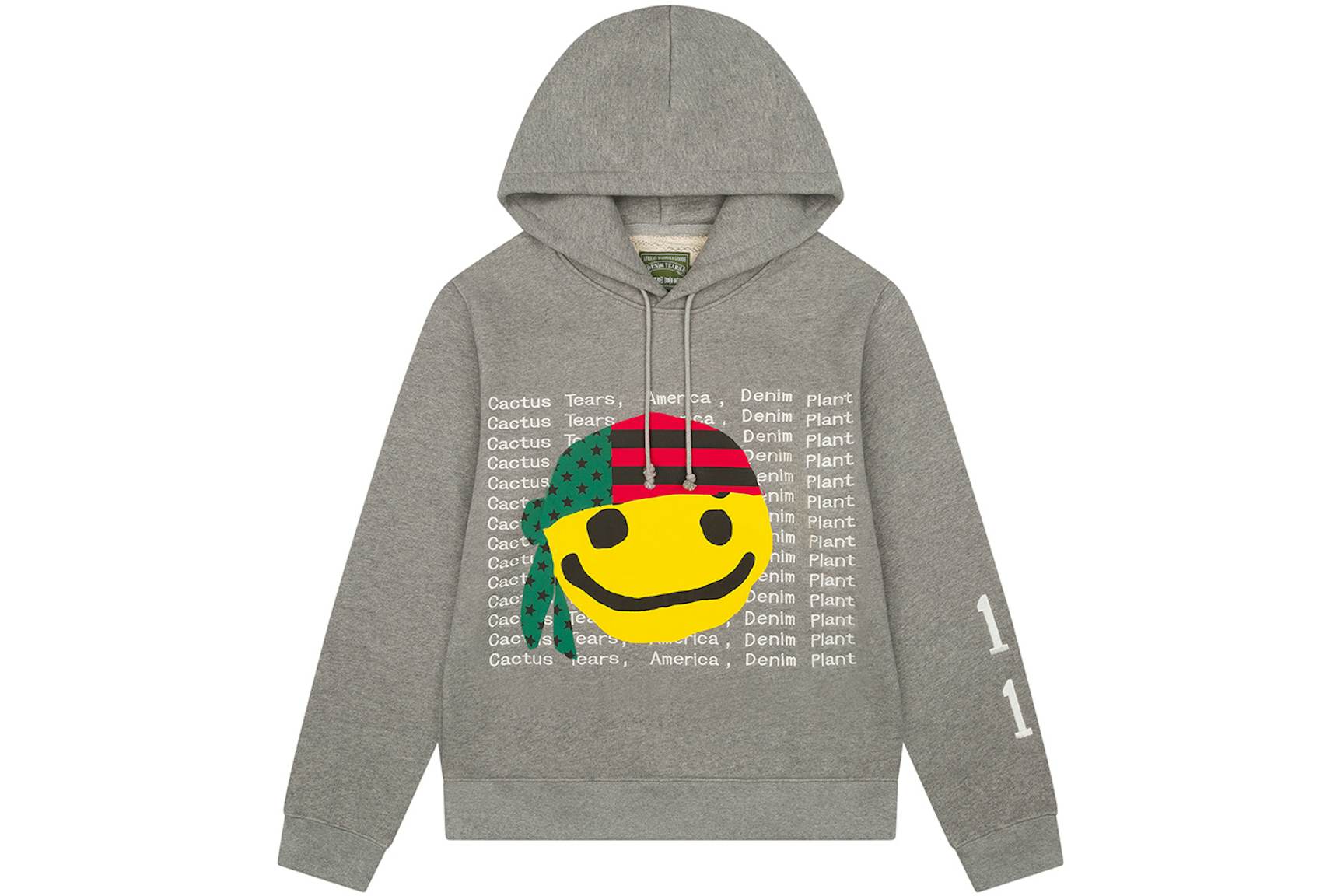 Denim Tears Hoodie Unisex Fit Washed