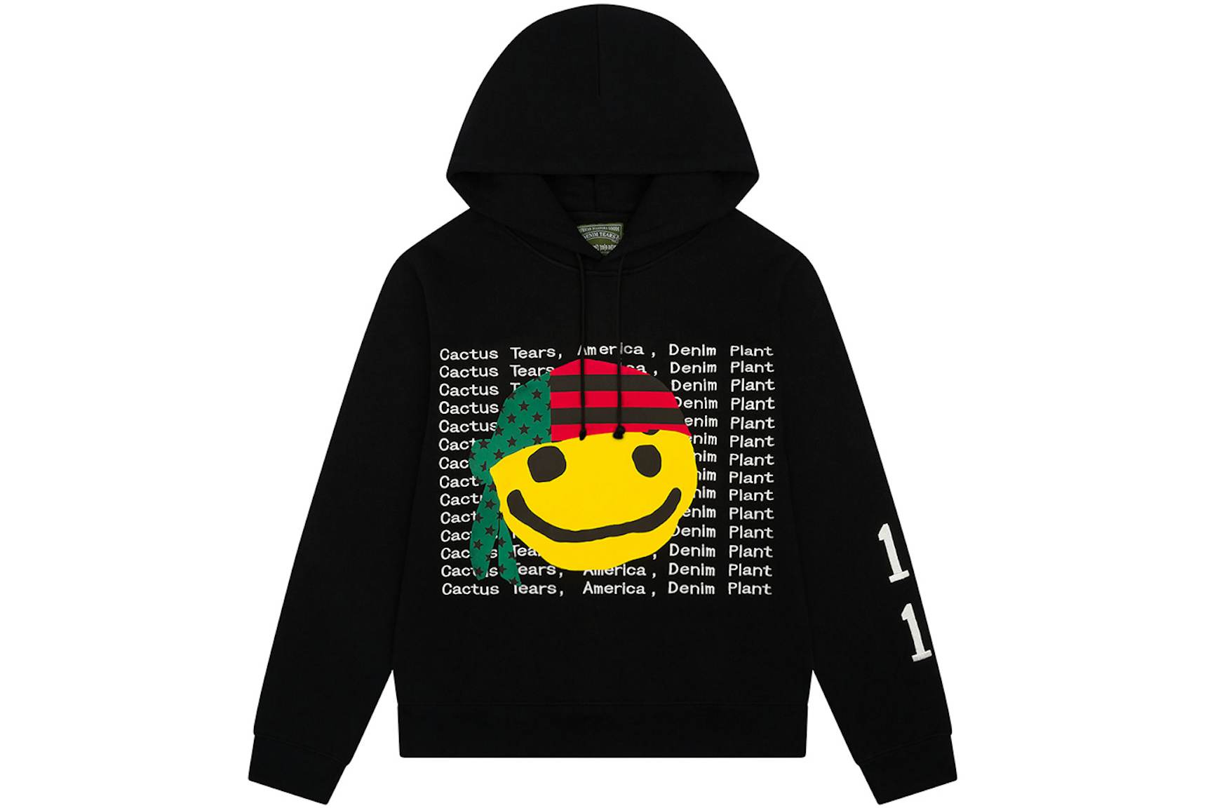 Denim Tears Hoodie Unisex Fit Washed