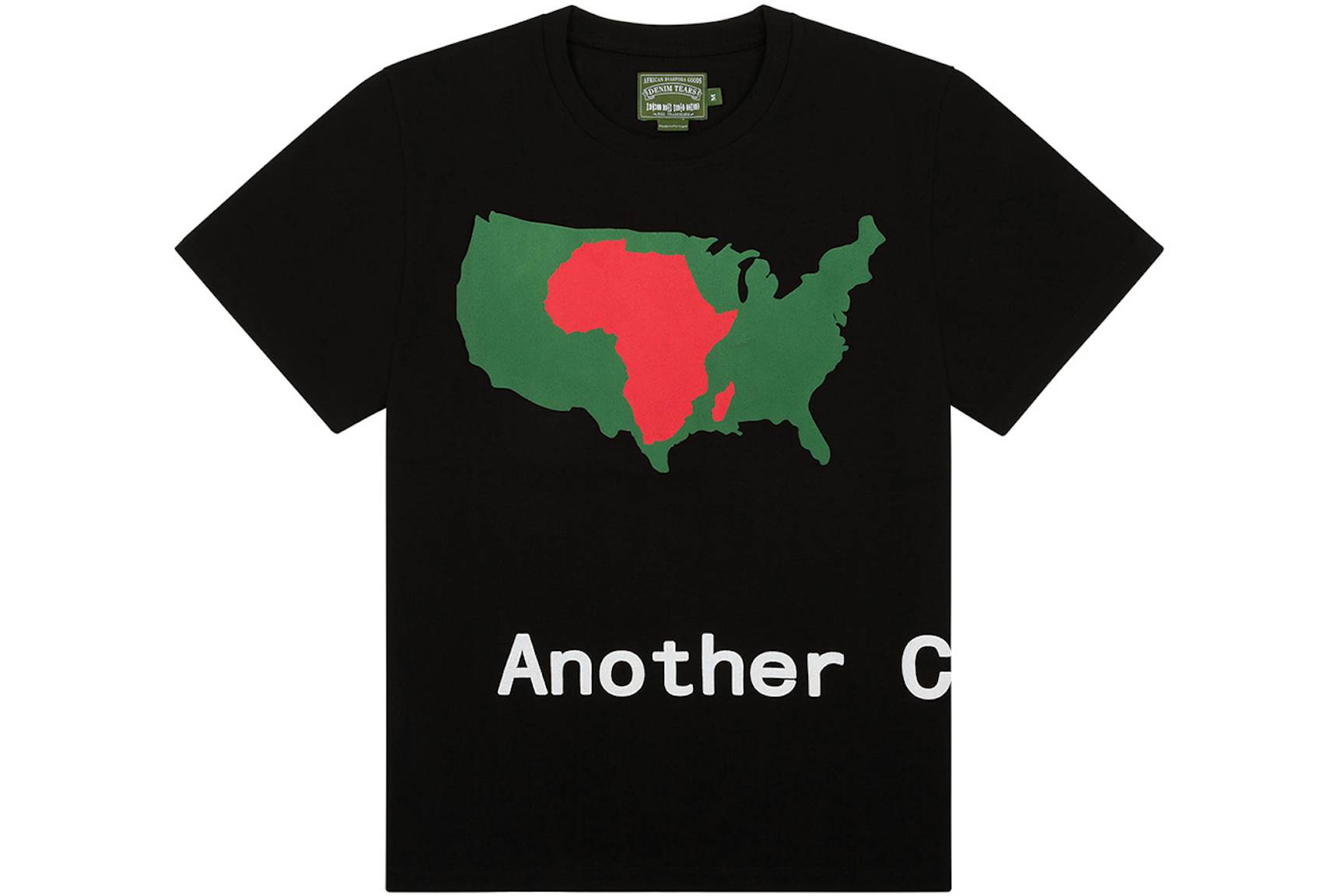 Denim Tears Classic 100%Cotton Tee T-Shirt Unisex Fit Washed