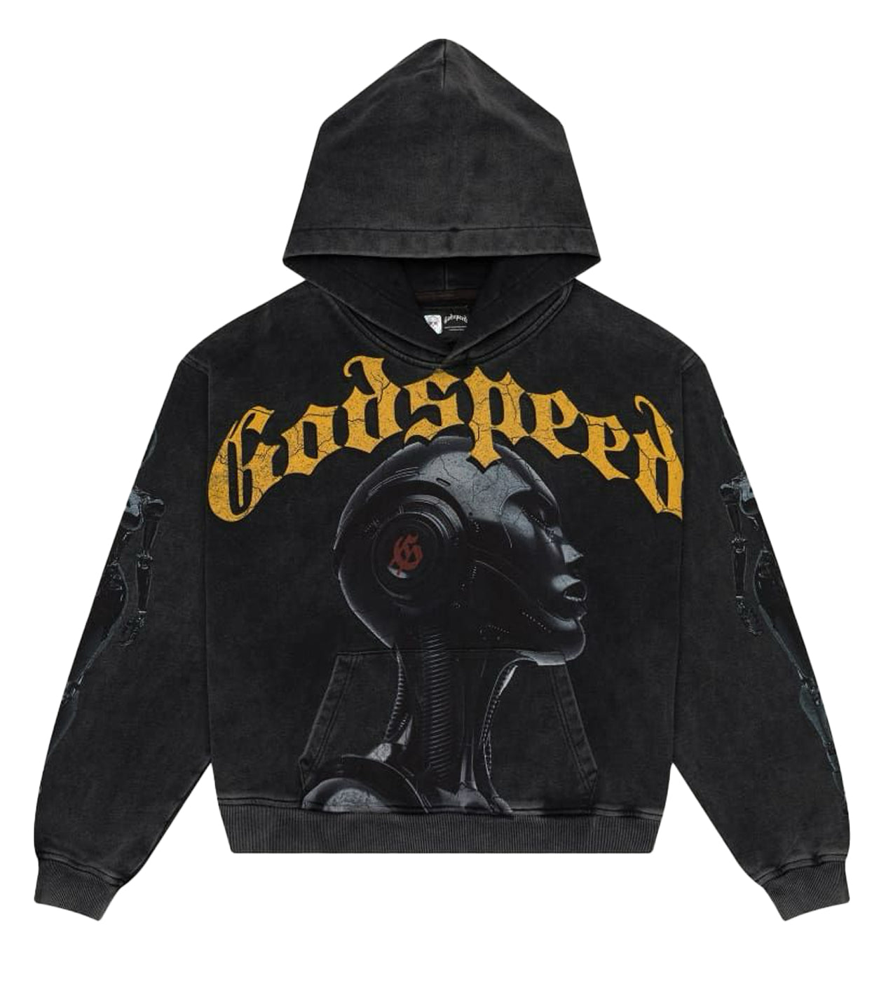 Godspeed Hoodie Unisex Fit Washed