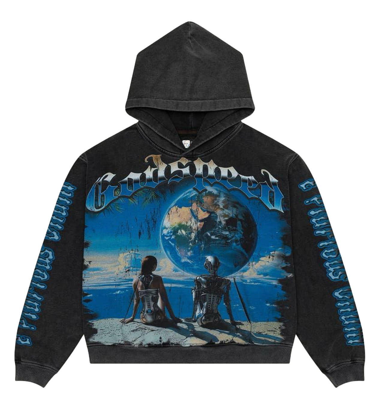 Godspeed Hoodie Unisex Fit Washed