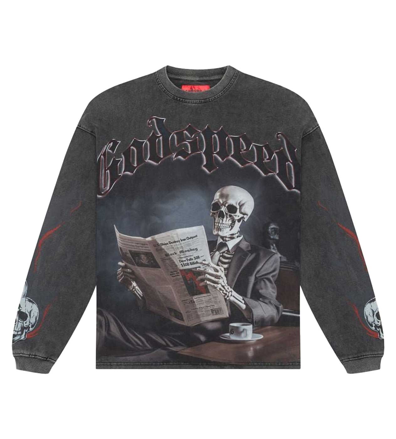 Godspeed Hoodie Unisex Fit Washed