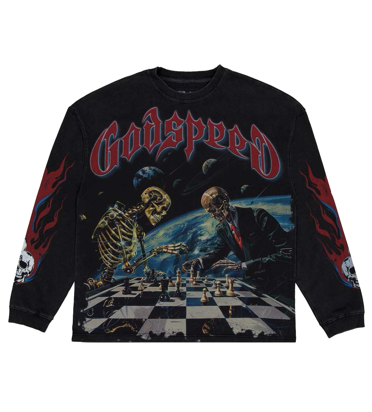 Godspeed Hoodie Unisex Fit Washed