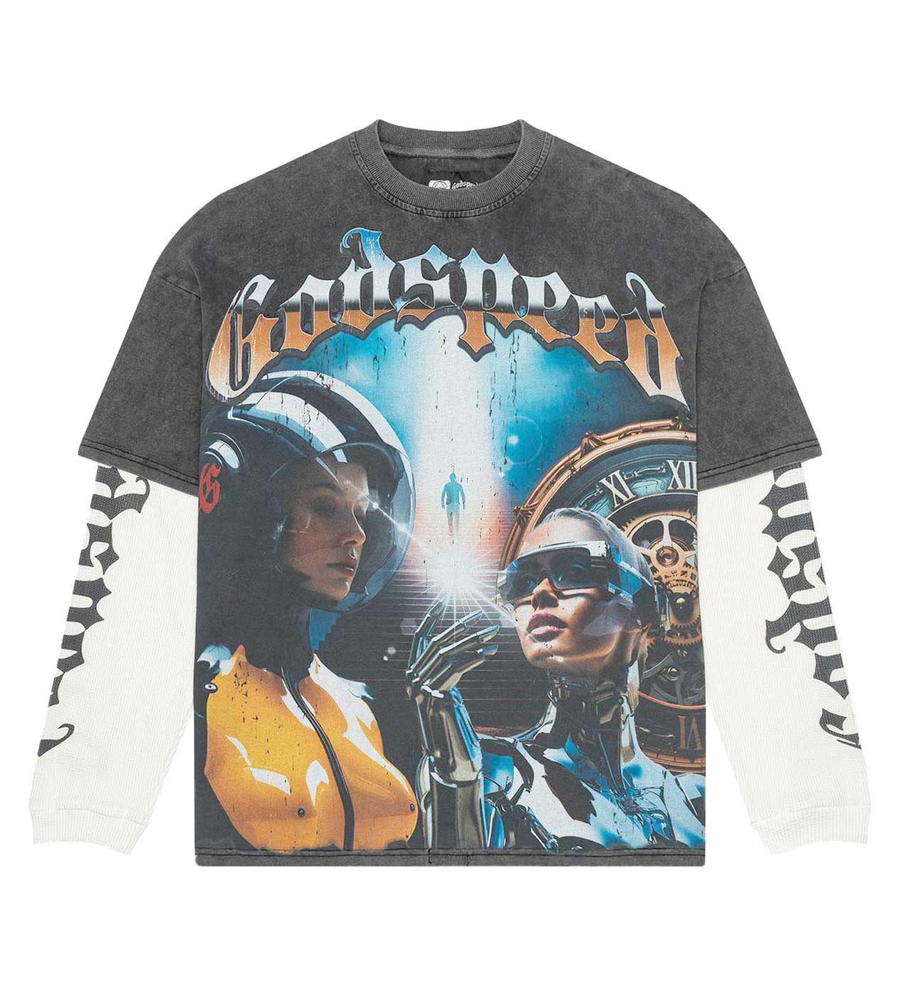 Godspeed Hoodie Unisex Fit Washed