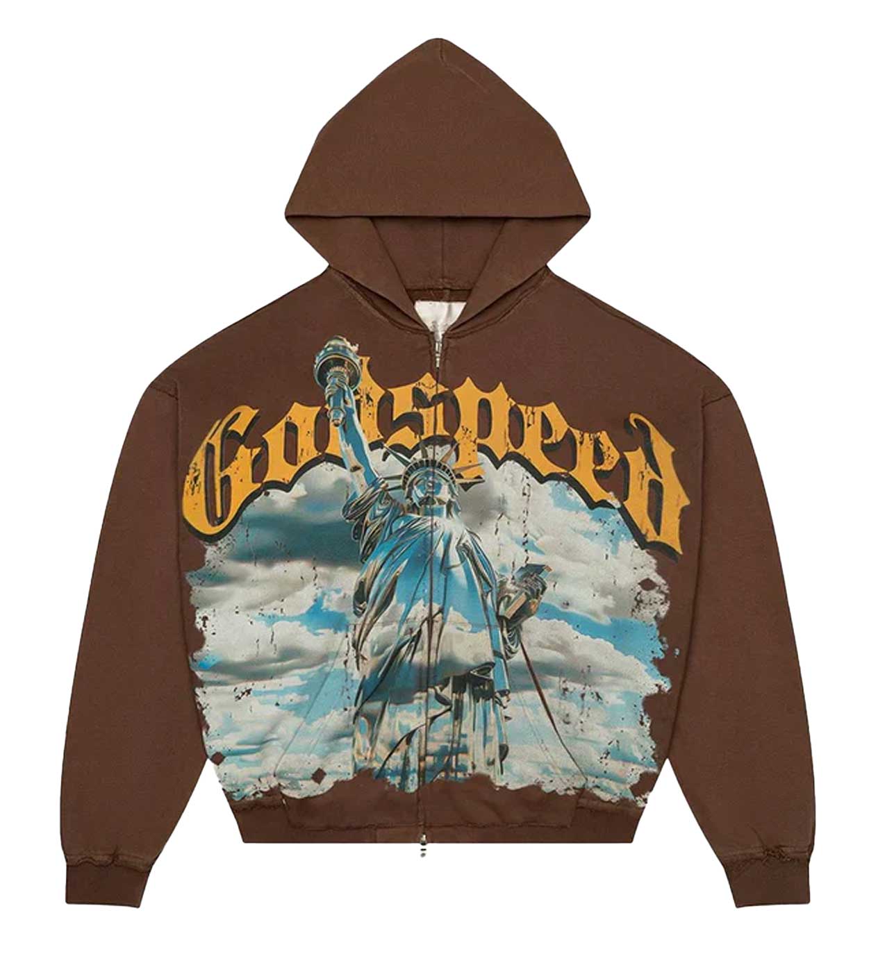 Godspeed Hoodie Unisex Fit Washed