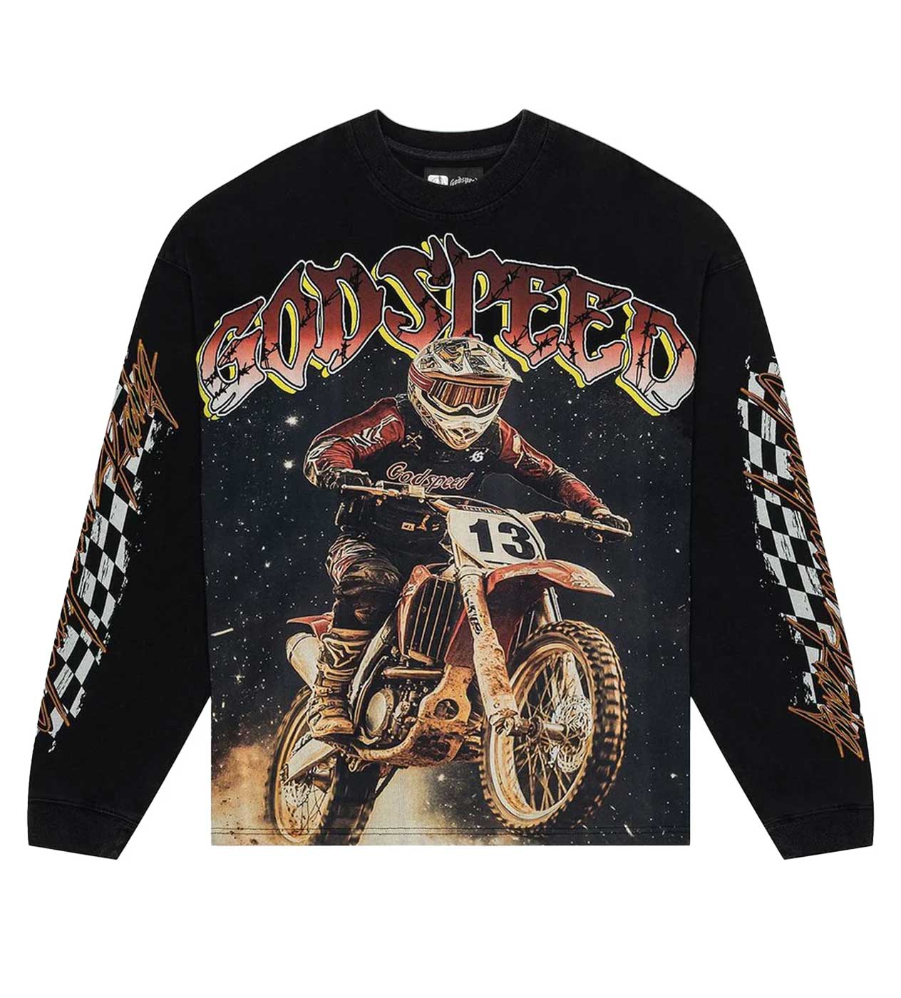 Godspeed Hoodie Unisex Fit Washed