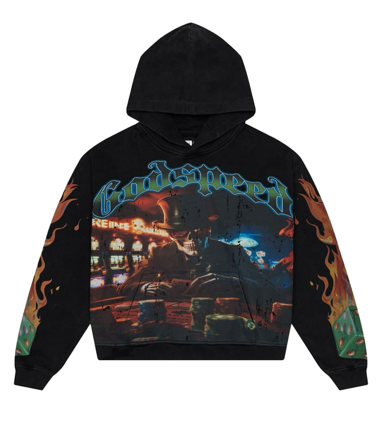 Godspeed Hoodie Unisex Fit Washed