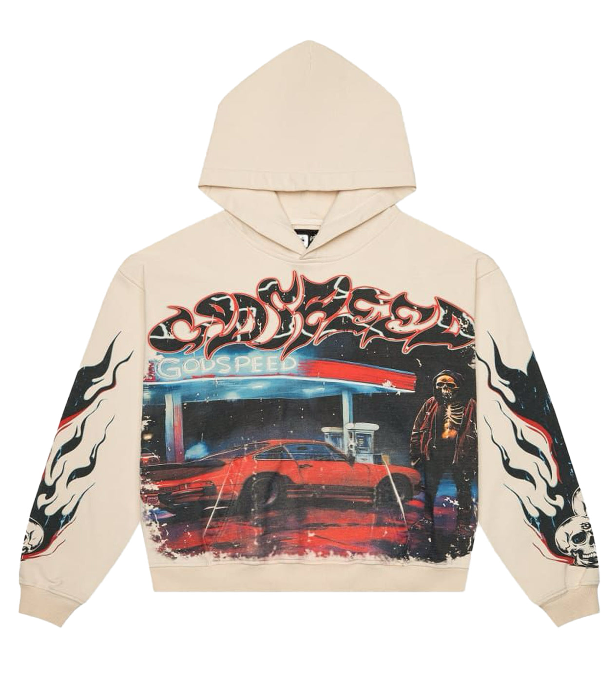 Godspeed Hoodie Unisex Fit Washed