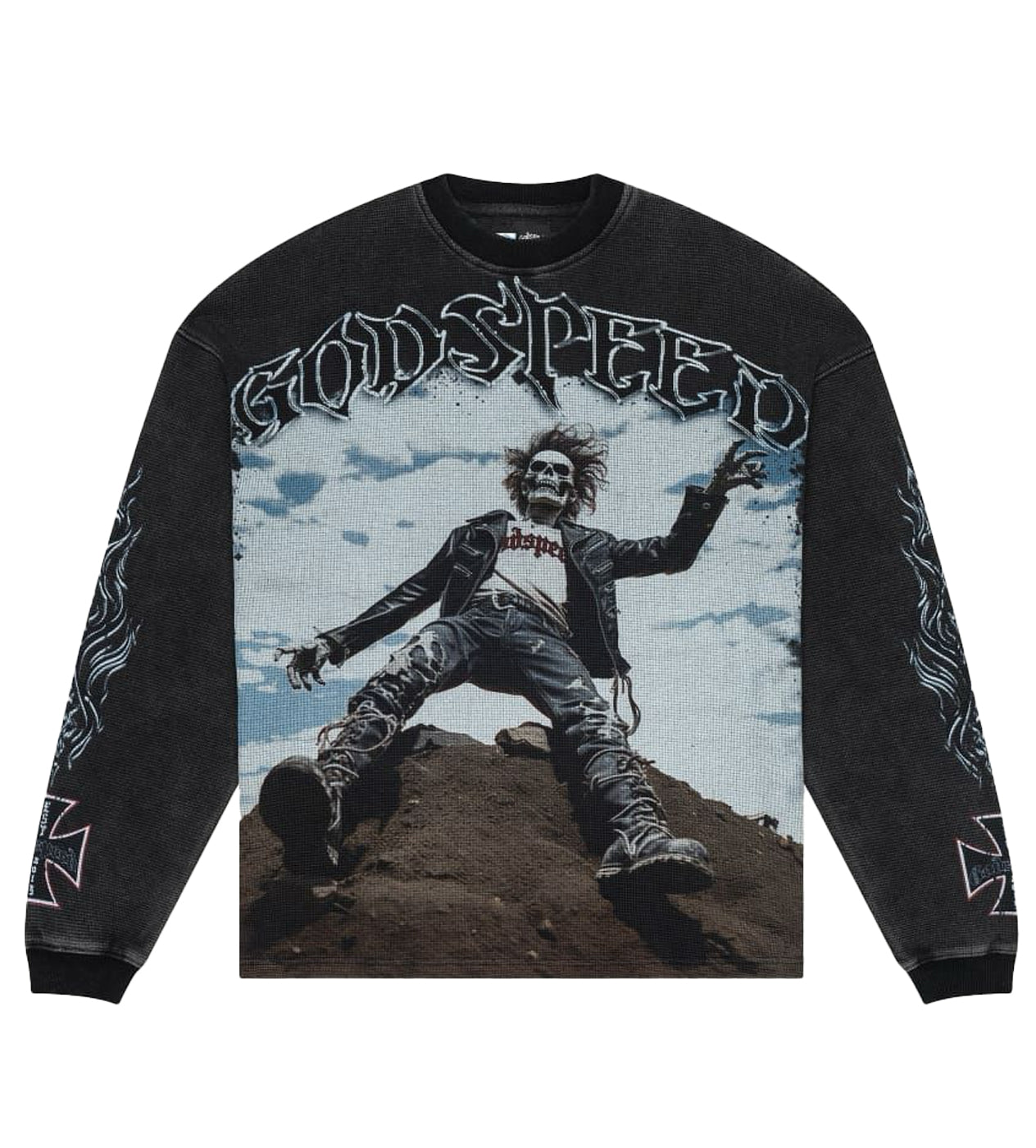 Godspeed Hoodie Unisex Fit Washed