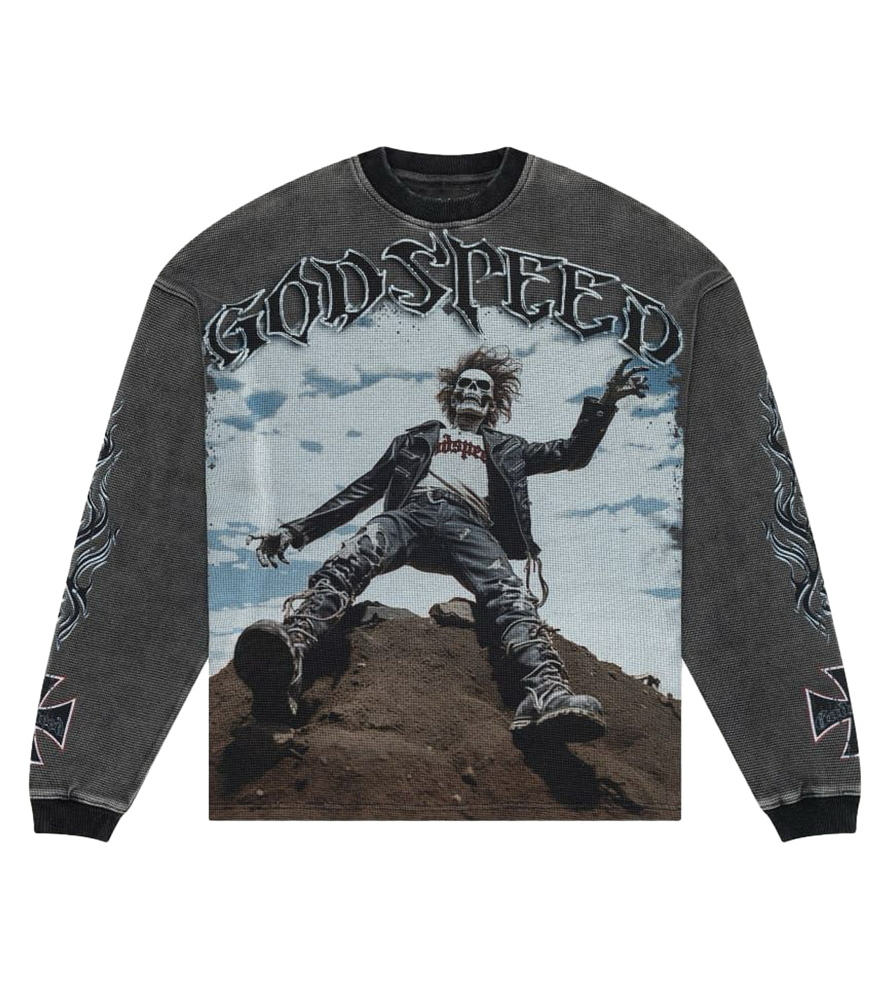 Godspeed Hoodie Unisex Fit Washed