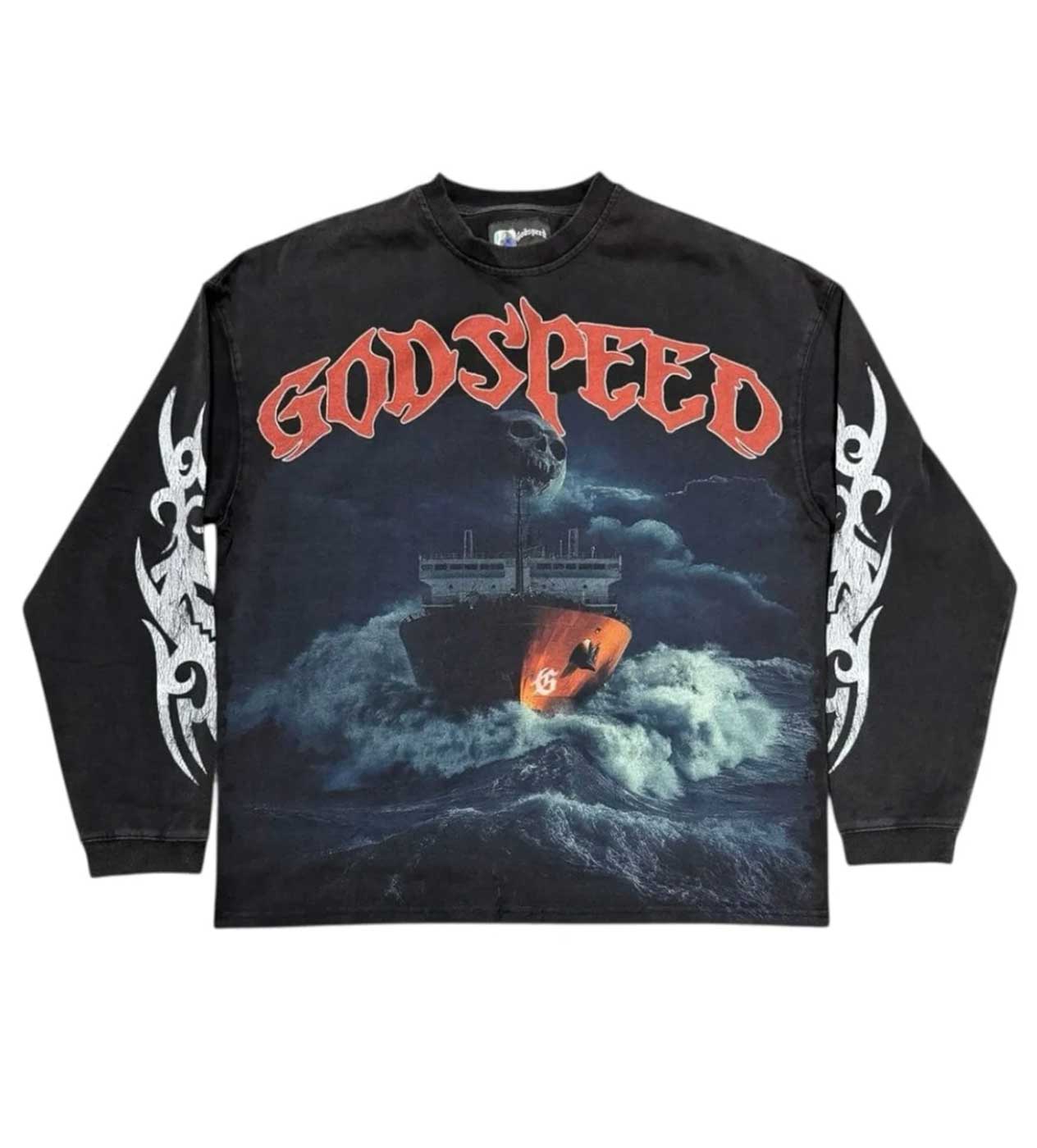 Godspeed Hoodie Unisex Fit Washed