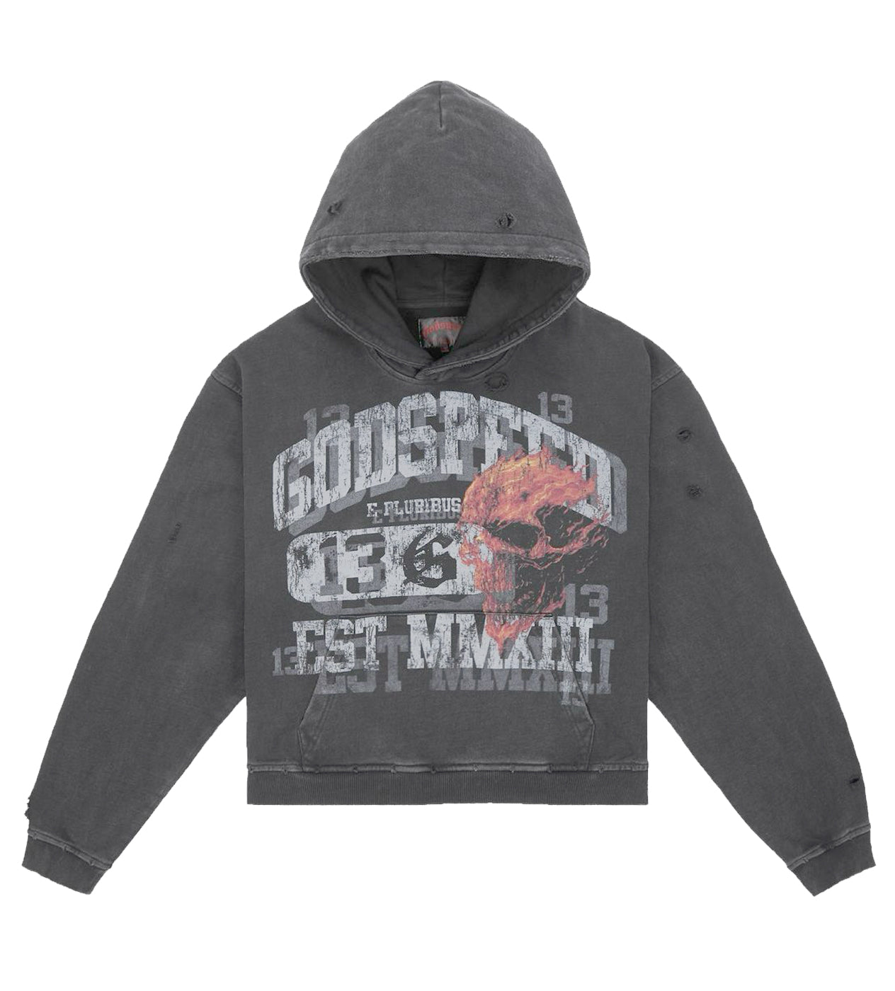 Godspeed Hoodie Unisex Fit Washed
