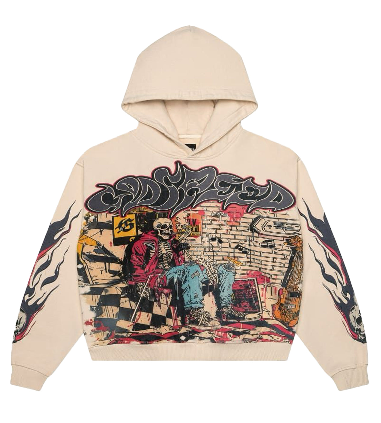 Godspeed Hoodie Unisex Fit Washed