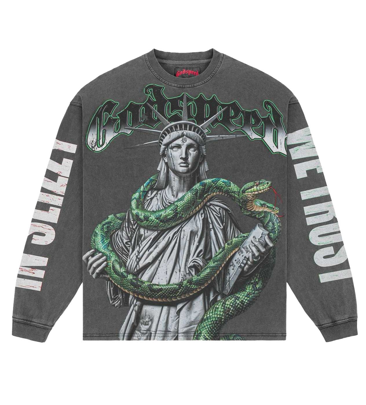 Godspeed Hoodie Unisex Fit Washed