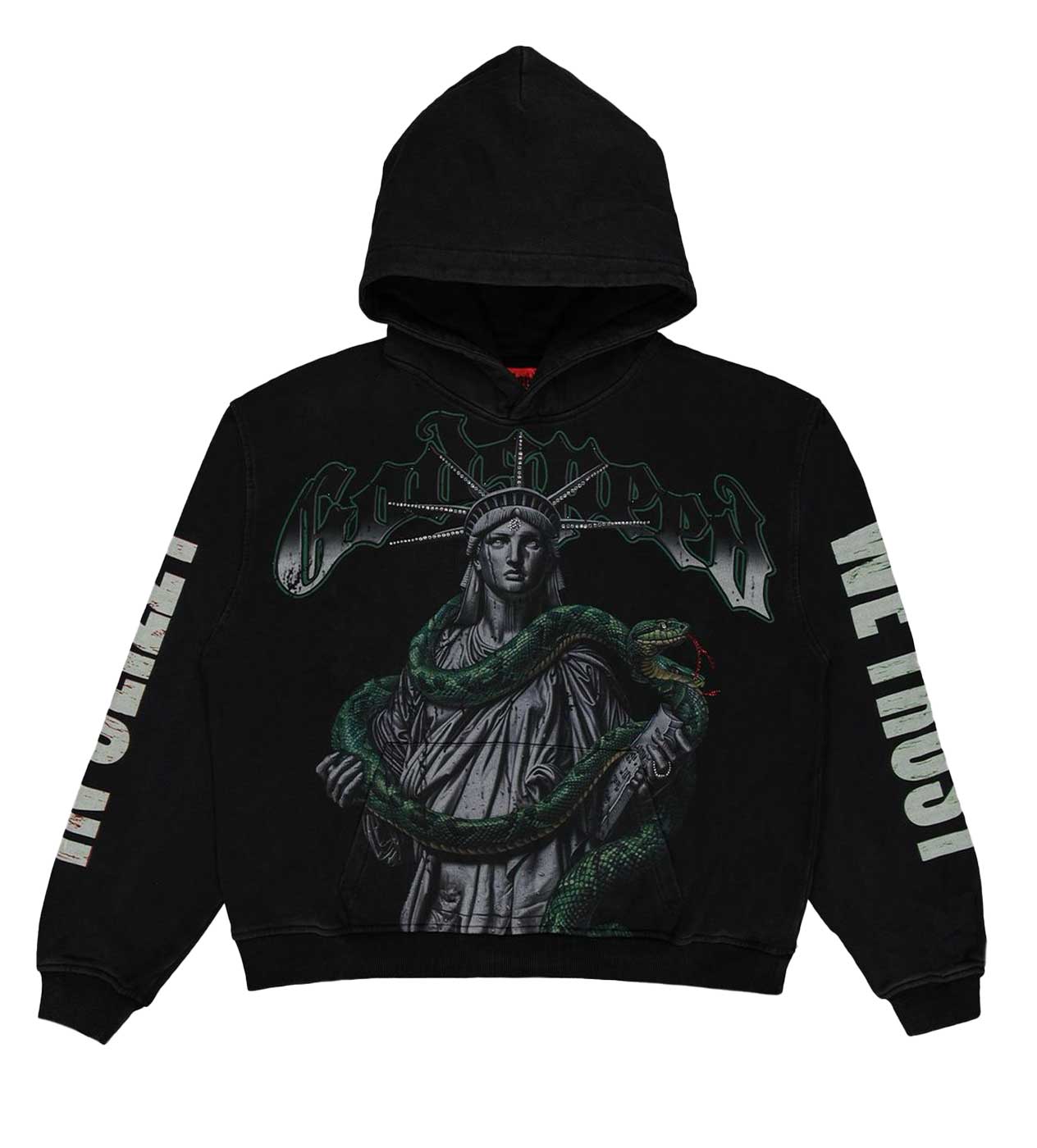 Godspeed Hoodie Unisex Fit Washed