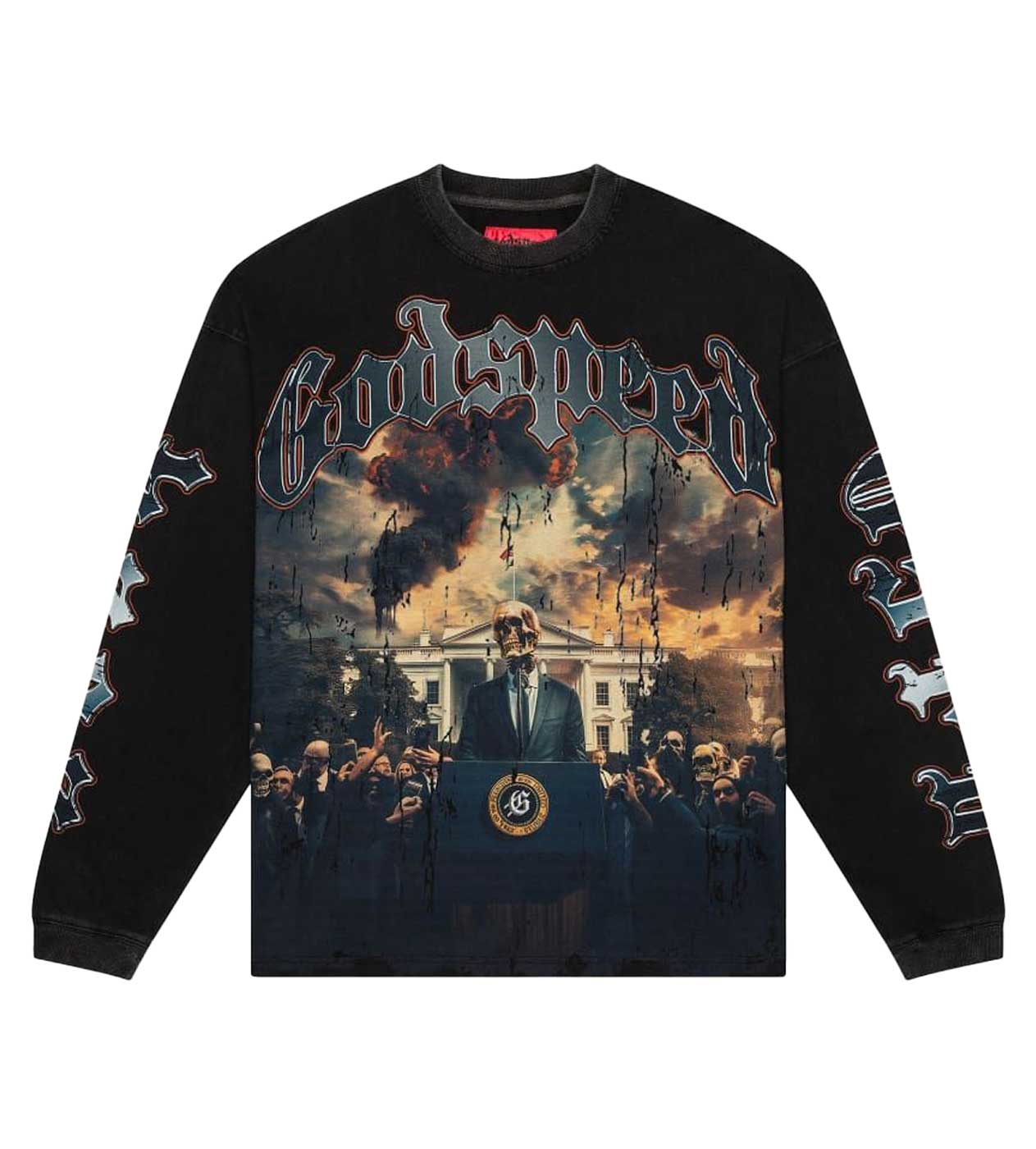 Godspeed Hoodie Unisex Fit Washed