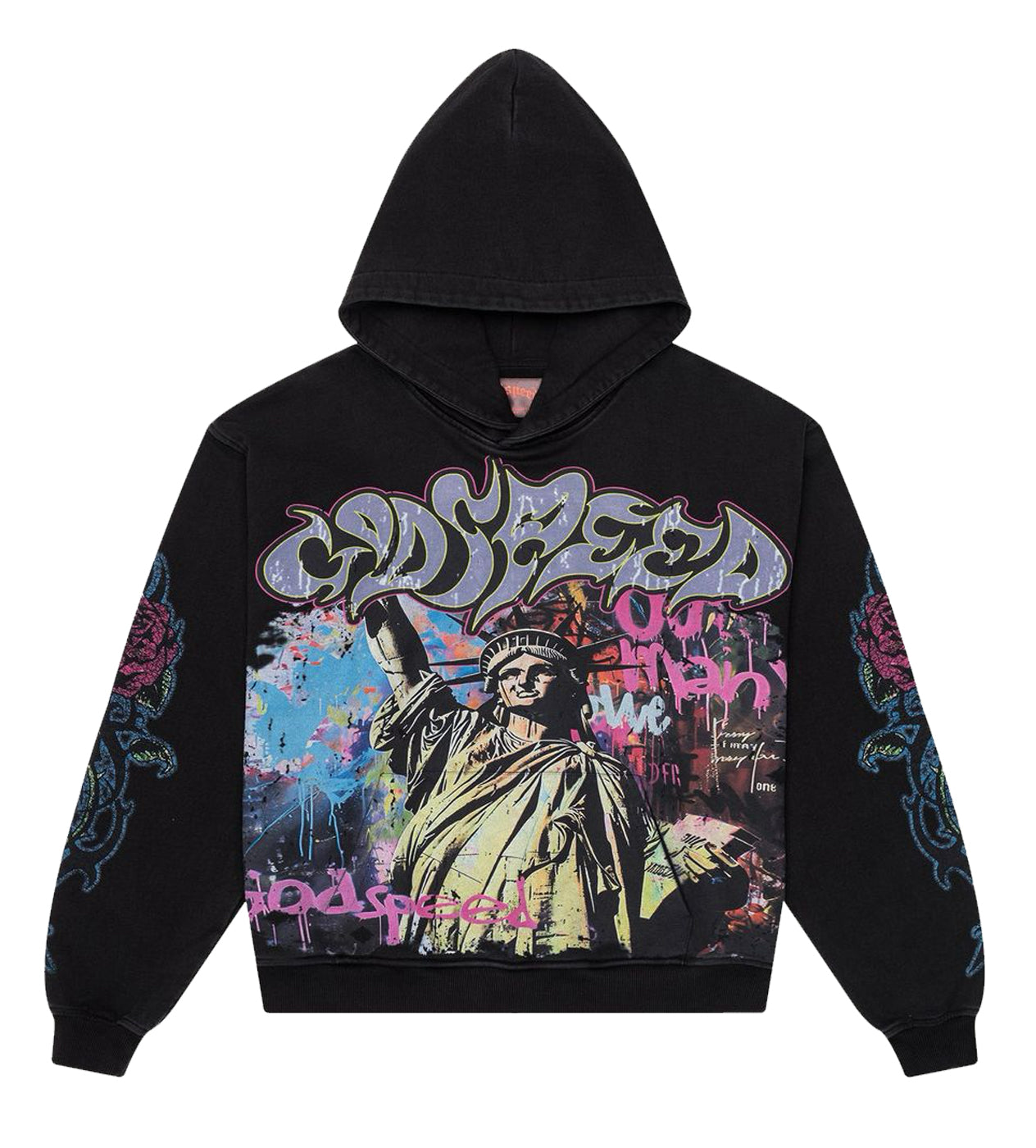 Godspeed Hoodie Unisex Fit Washed