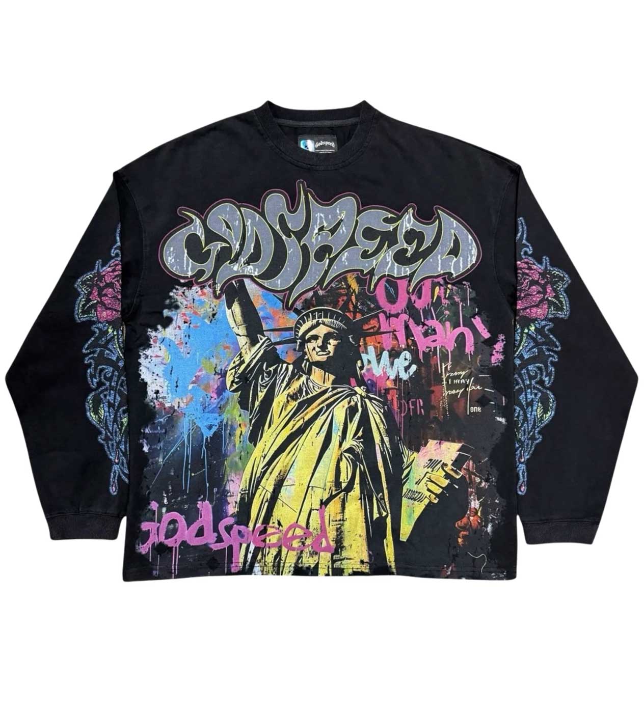 Godspeed Hoodie Unisex Fit Washed