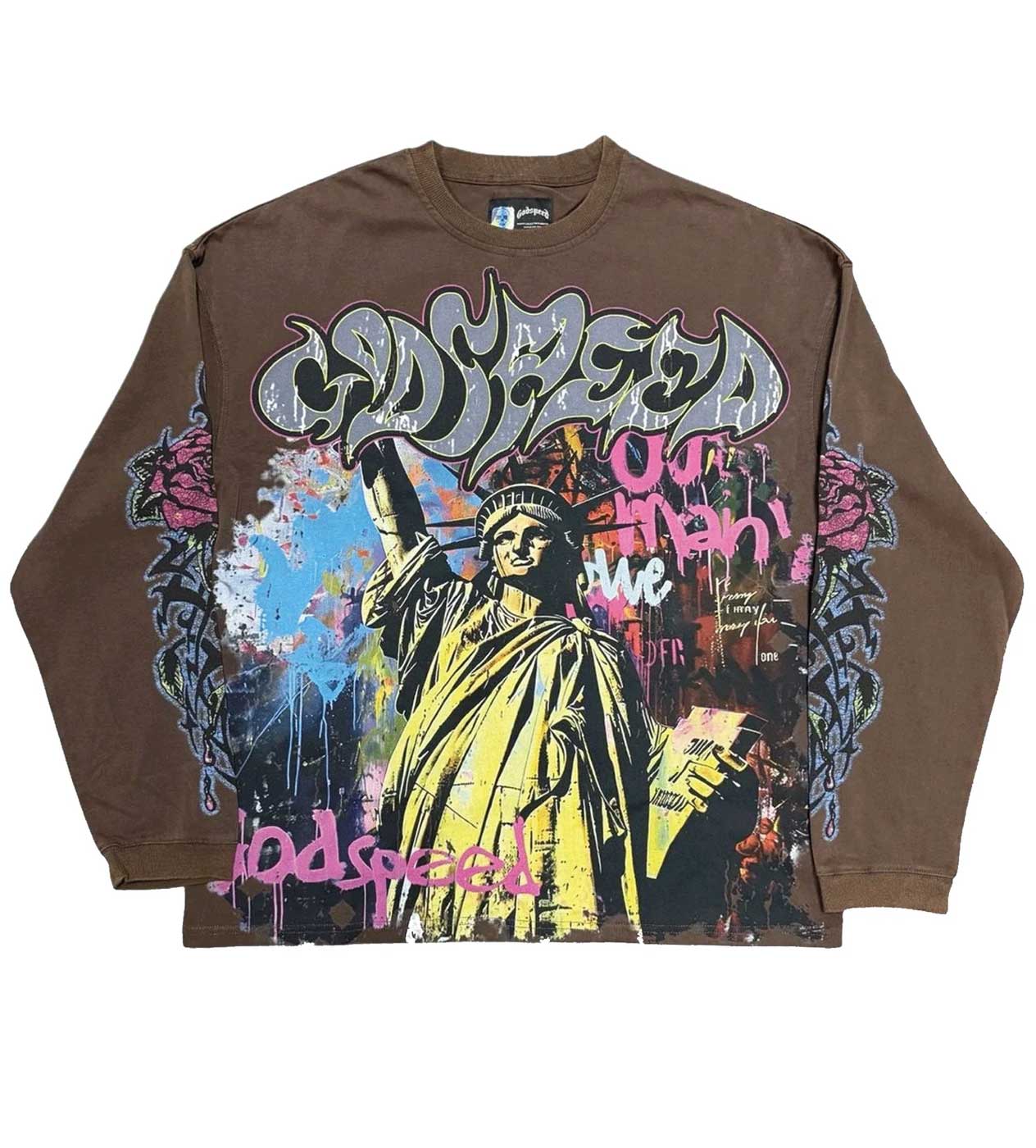 Godspeed Hoodie Unisex Fit Washed