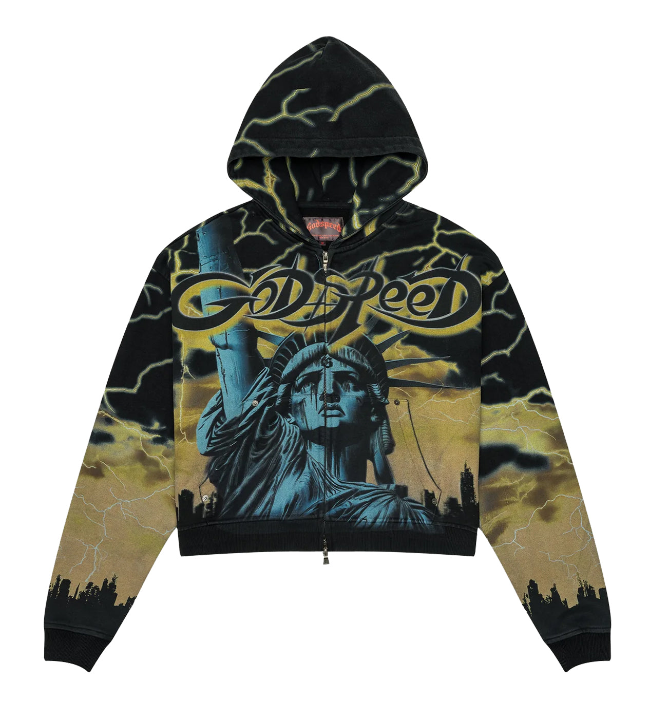 Godspeed Hoodie Unisex Fit Washed