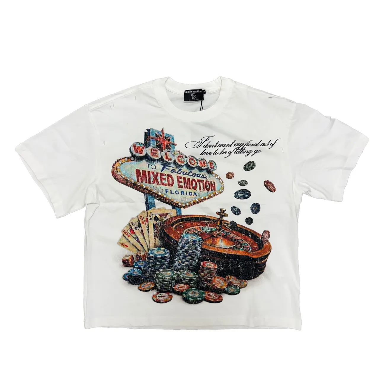 Mixed Emotion Classic 100%Cotton Tee T-Shirt Unisex