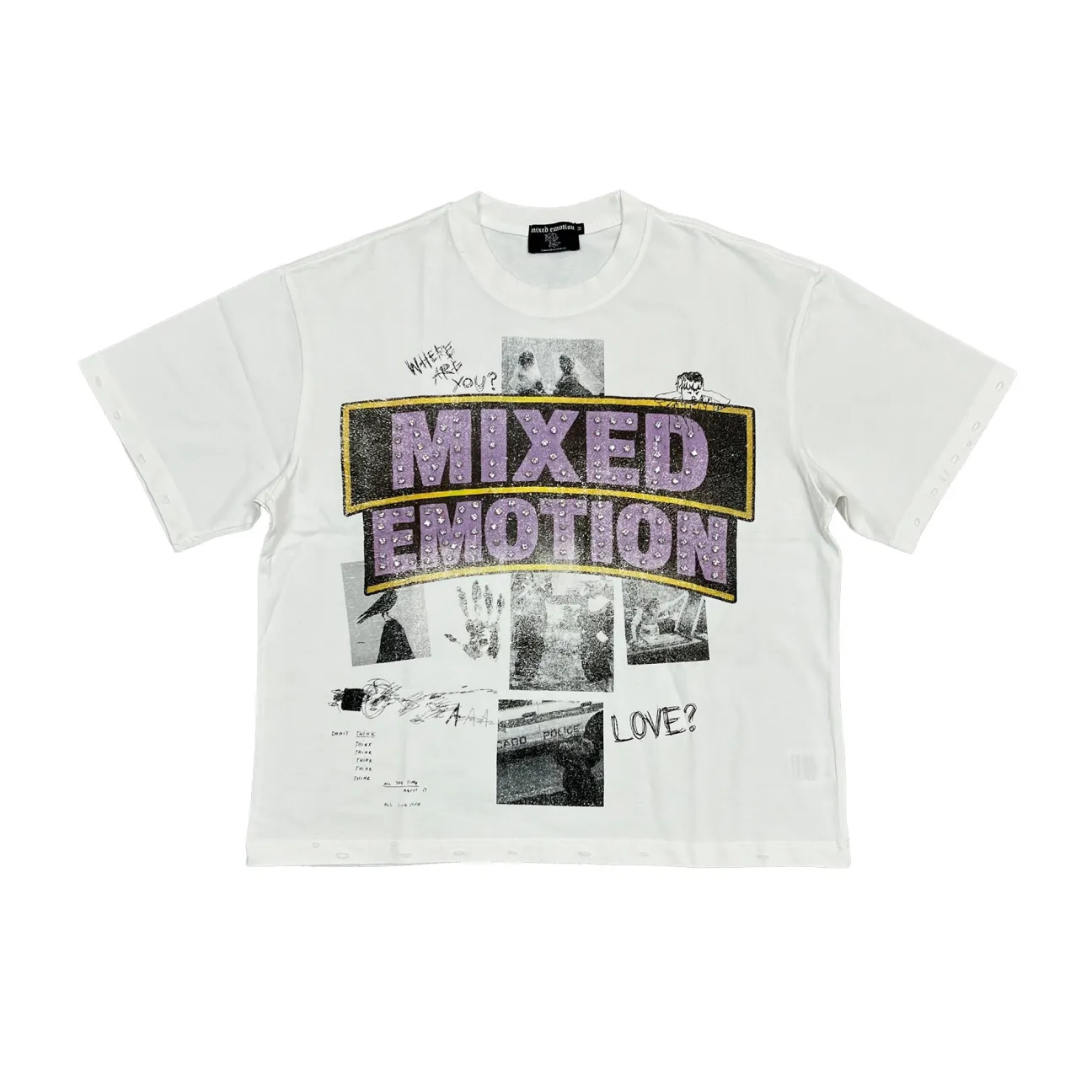 Mixed Emotion Classic 100%Cotton Tee T-Shirt Unisex