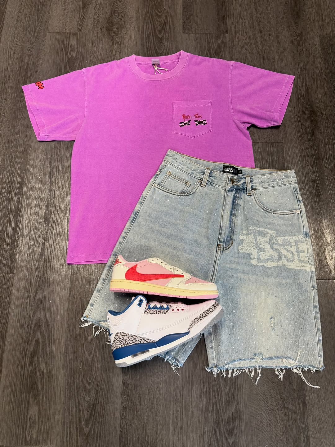 Mixed Emotion Classic T-Shirt And Shorts Set Unisex