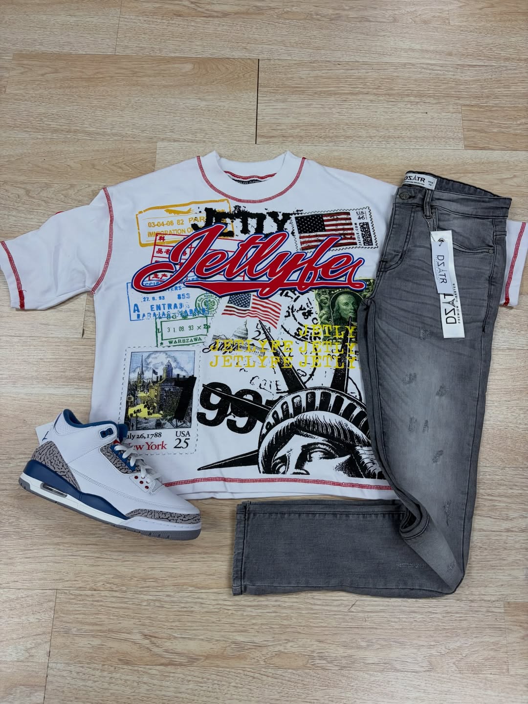 Mixed Emotion Classic T-Shirt And Pants Set Unisex