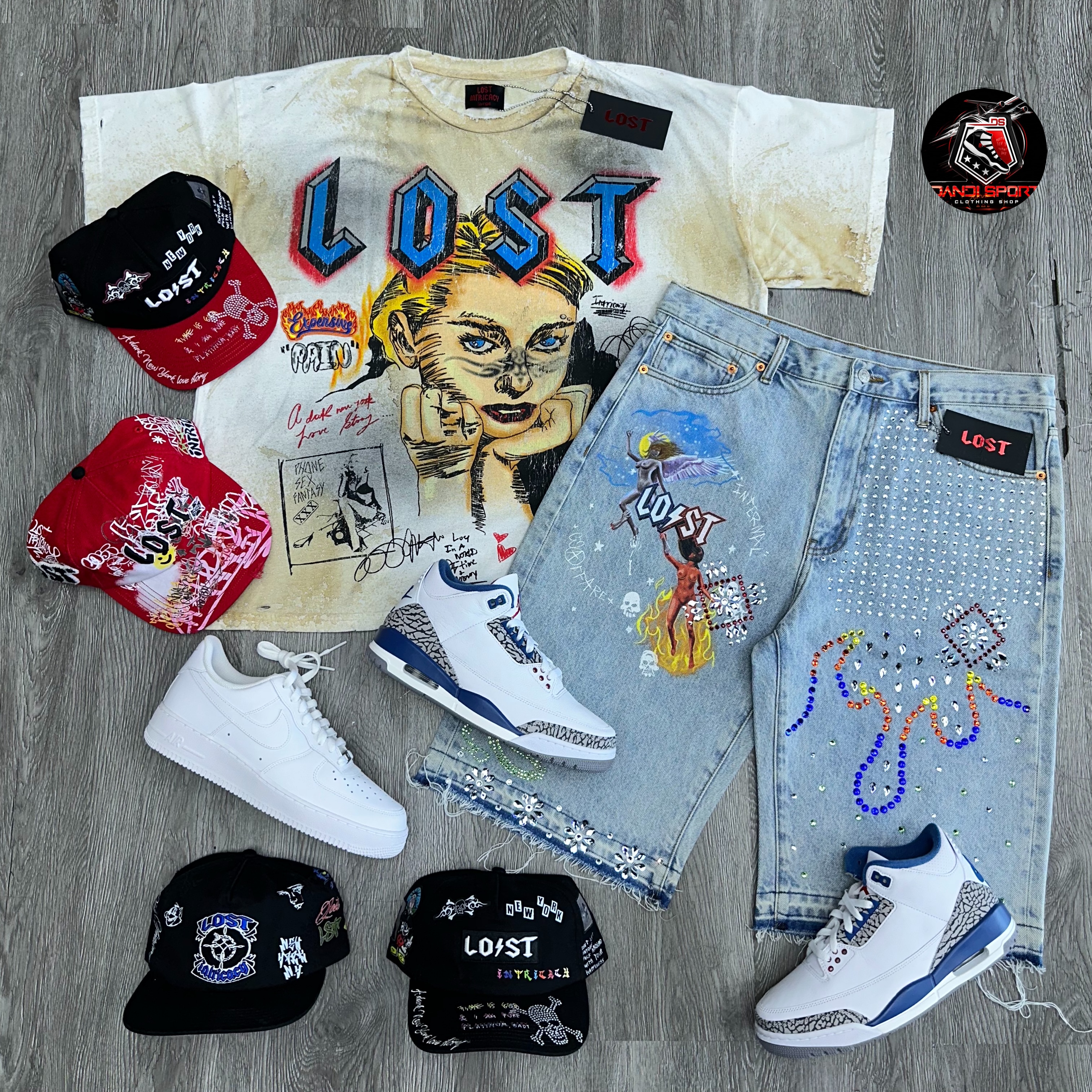 Mixed Emotion Classic T-shirt And Shorts Set Unisex