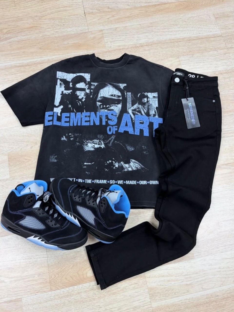 Mixed Emotion Classic T-Shirt And Pants Set Unisex