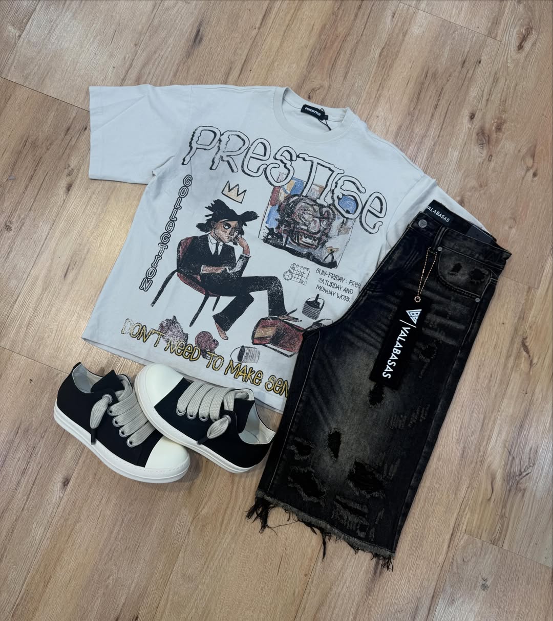 Mixed Emotion Classic T-shirt And Shorts Set Unisex