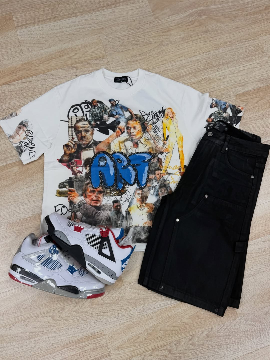 Mixed Emotion Classic T-Shirt And Shorts Set Unisex