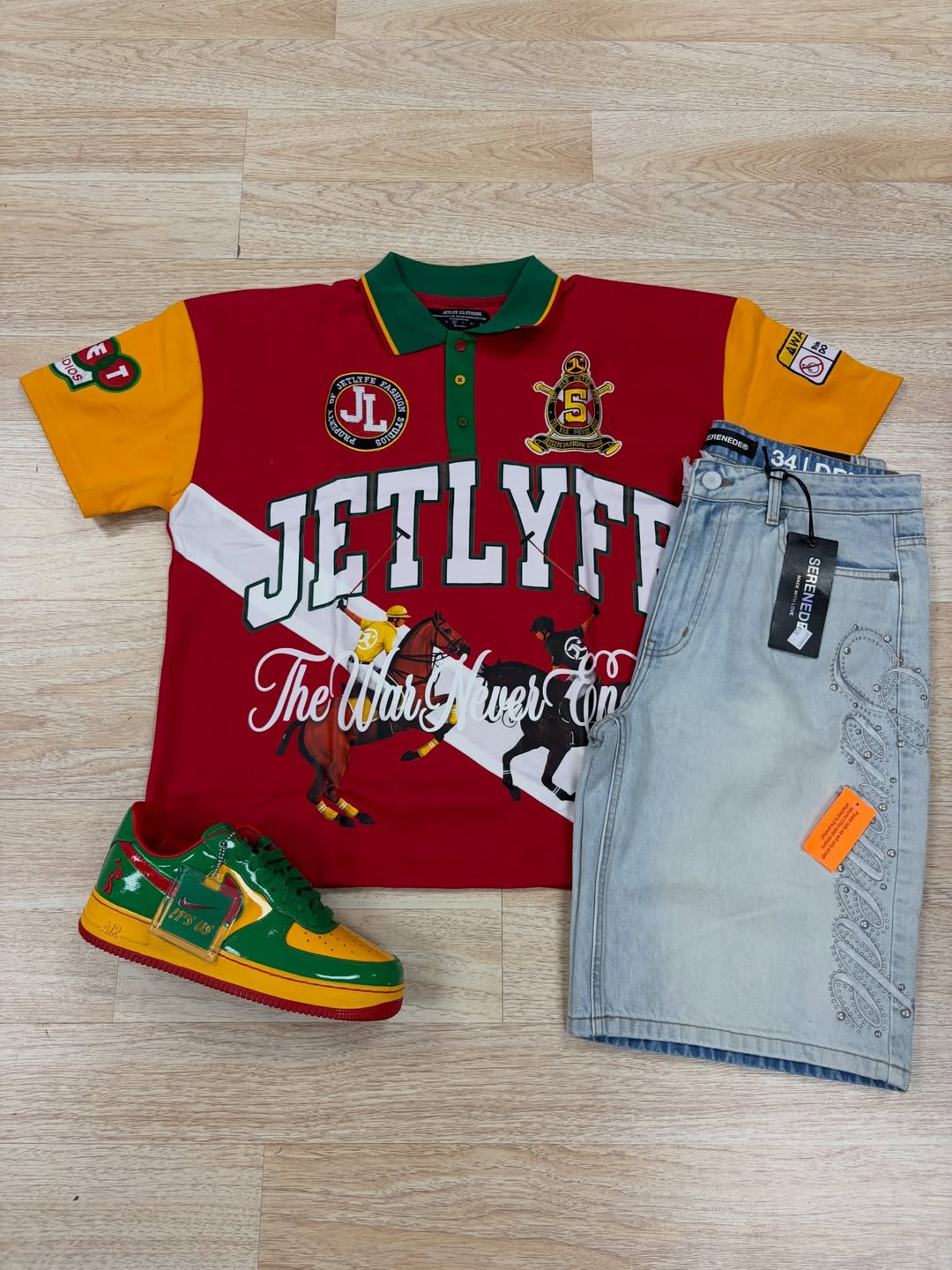 Mixed Emotion Classic T-Shirt And Shorts Set Unisex