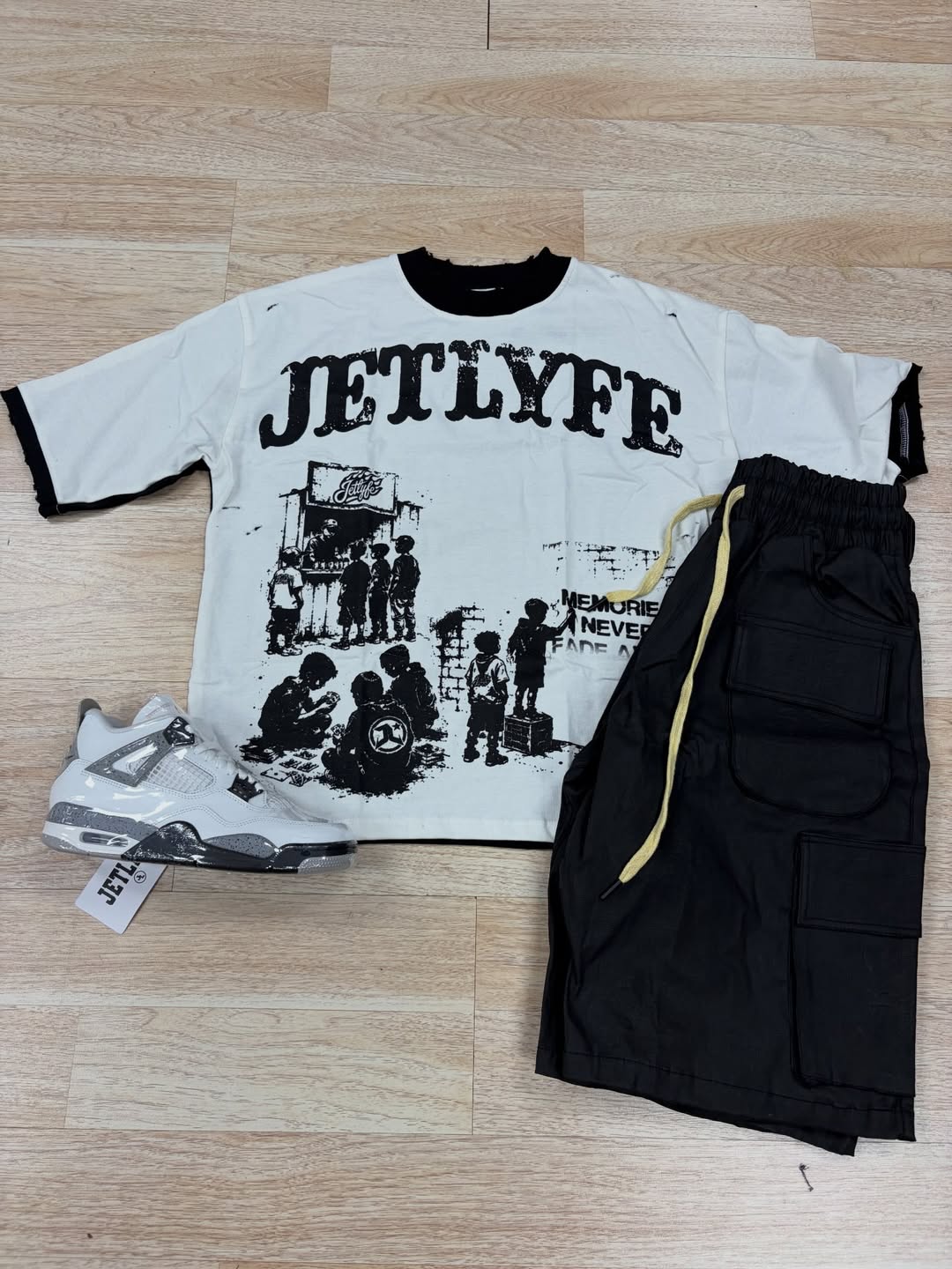 Mixed Emotion Classic T-Shirt And Shorts Set Unisex