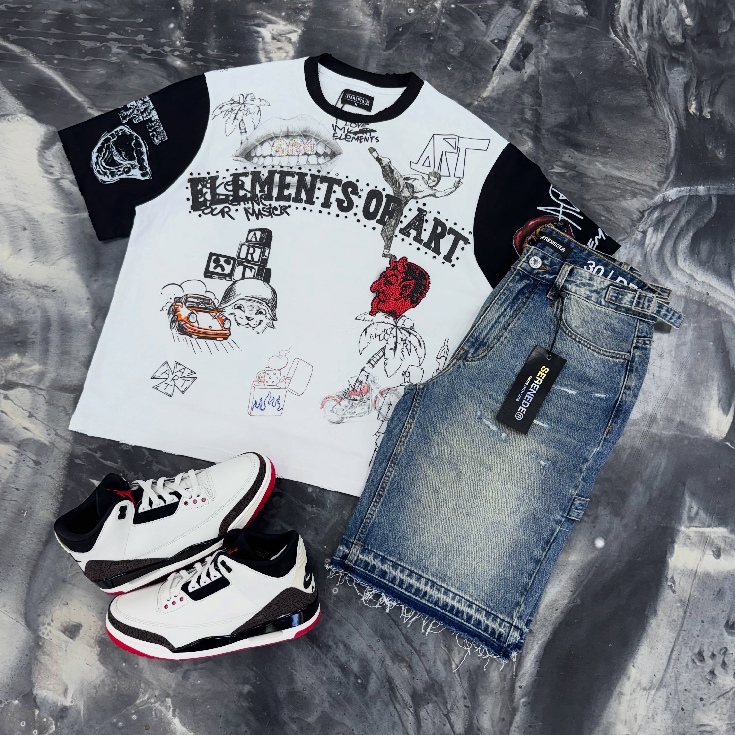 Vale Forever Valley T-Shirt & Shorts Two-Piece Sets