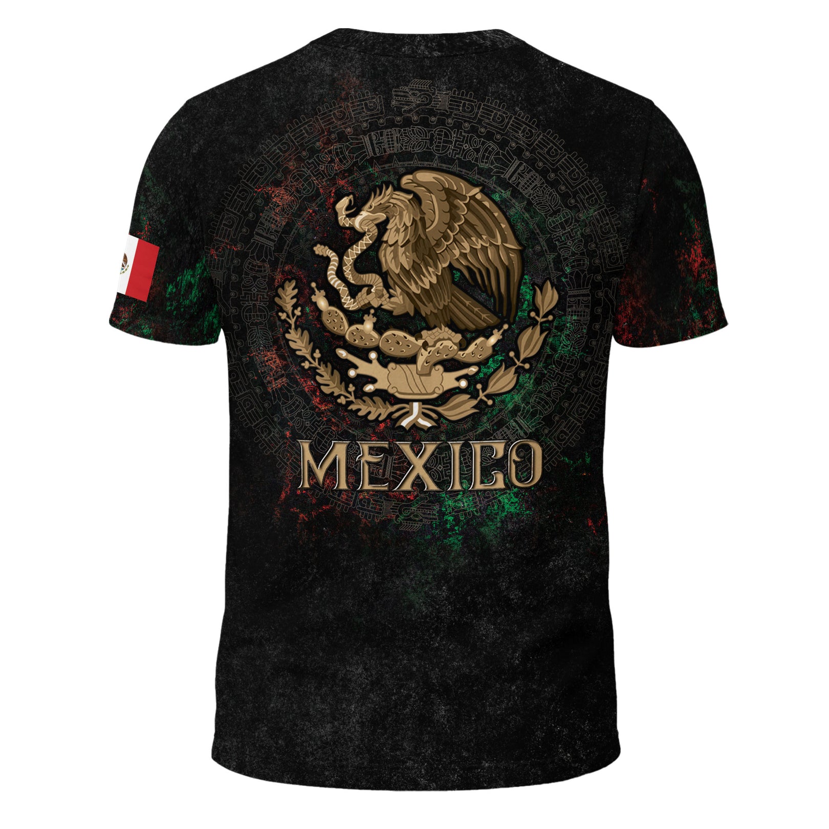 Men's Mexico Football Fan Printed Polo Shirt