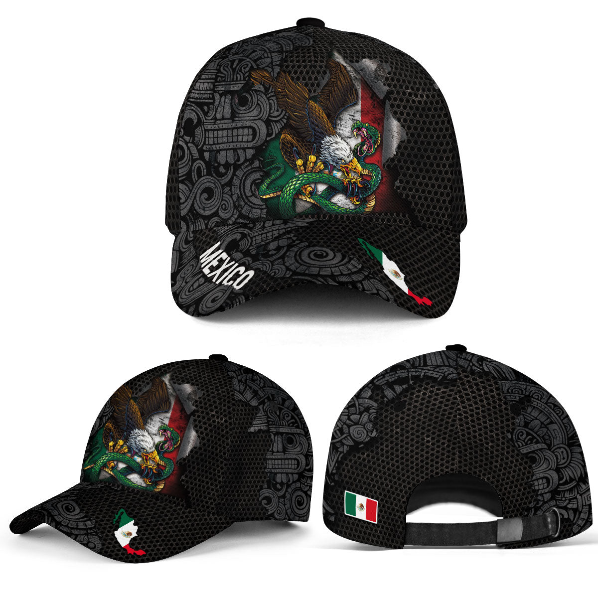 Unisex Casual Mexican Soccer Fan Hat