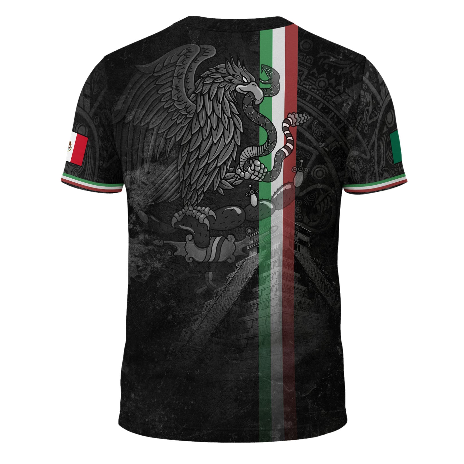 Men's Mexico Football Fan Printed Polo Shirt