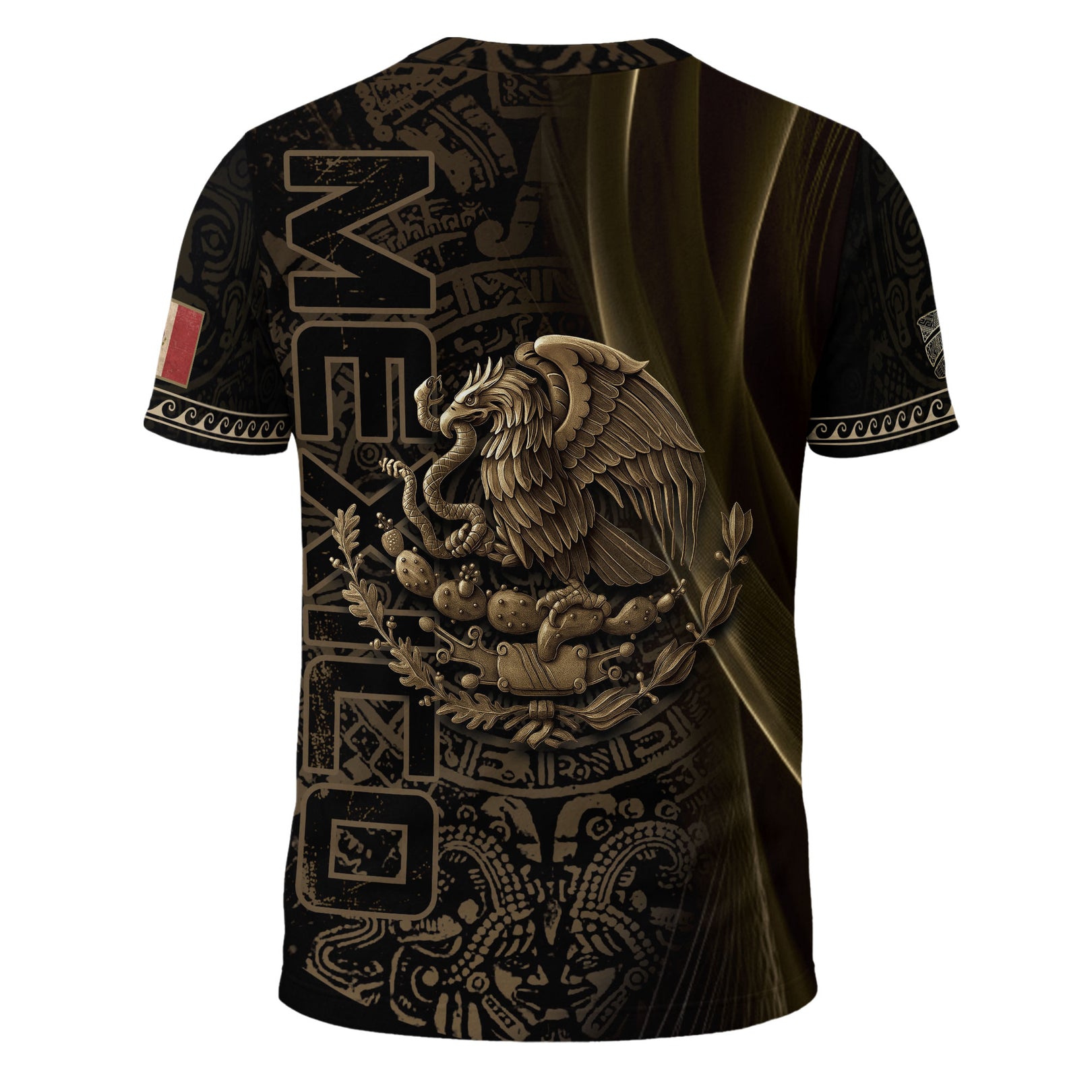 Men's Mexico Football Fan Printed Polo Shirt