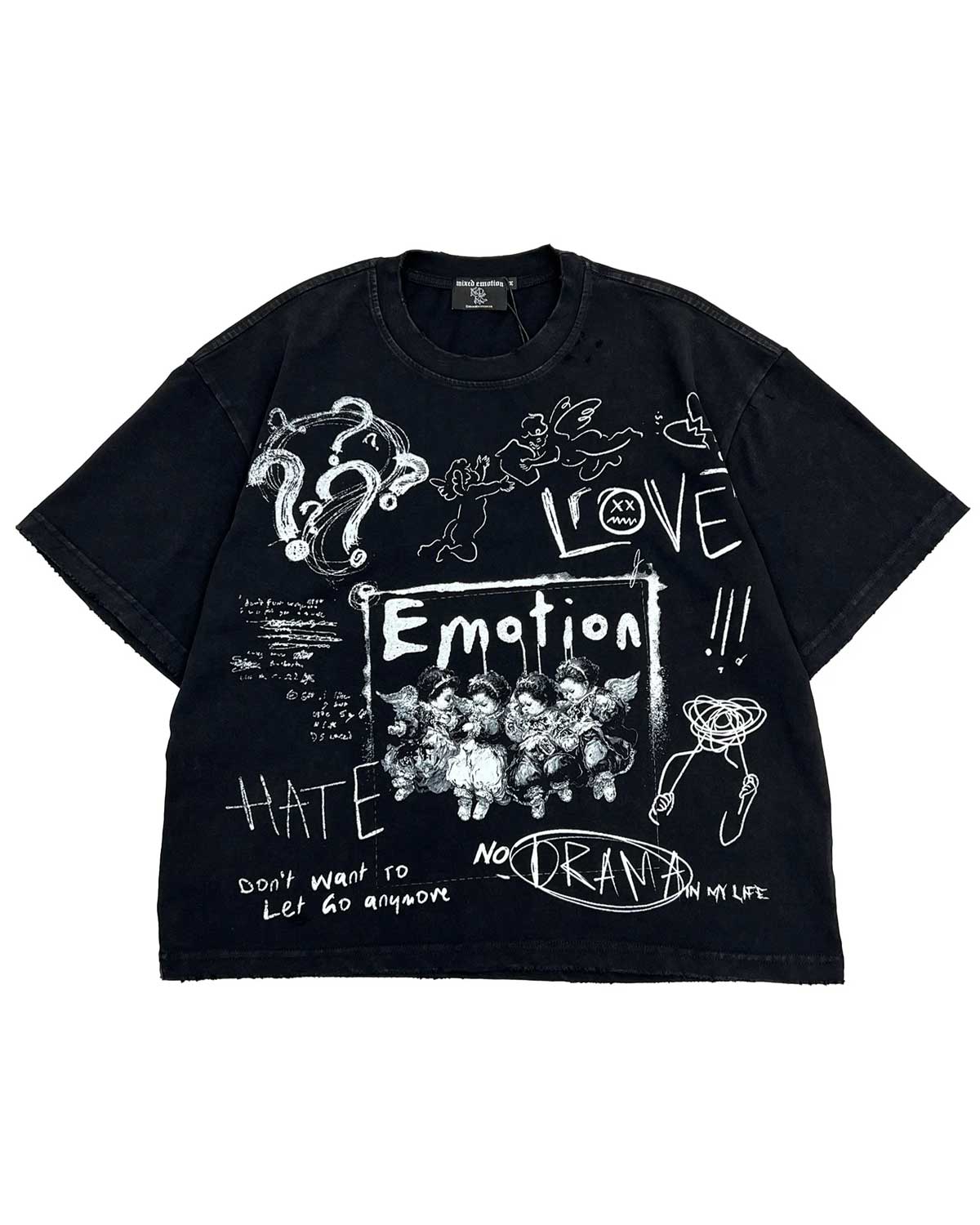 Mixed Emotion Classic 100%Cotton Tee T-Shirt Unisex