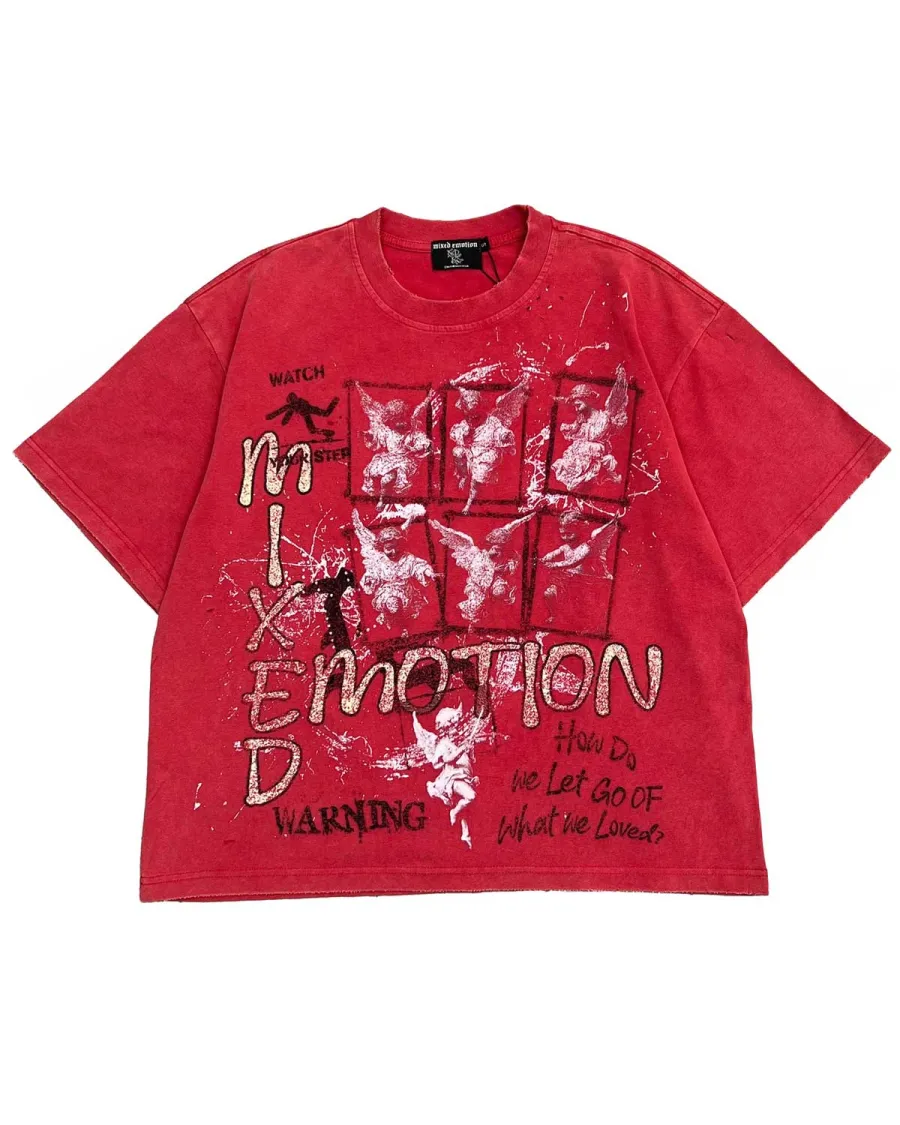 Mixed Emotion Classic 100%Cotton Tee T-Shirt Unisex