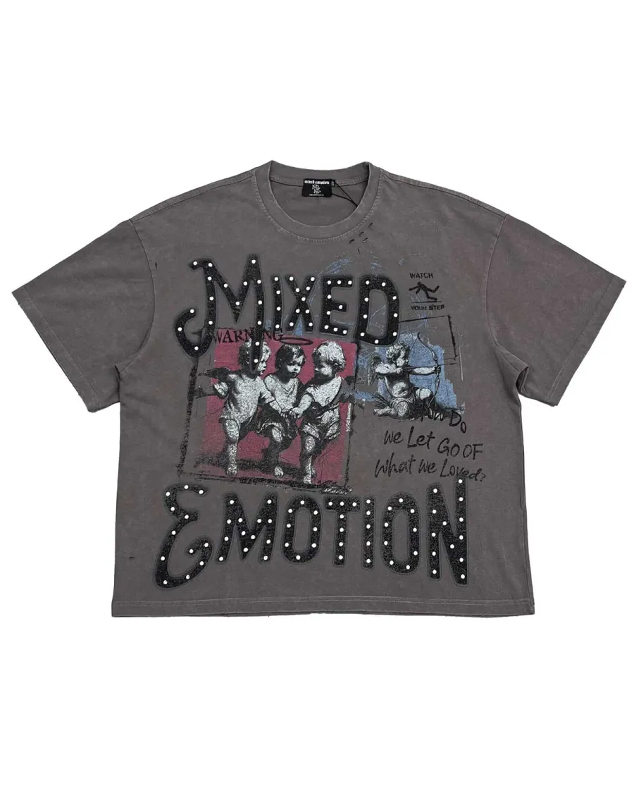 Mixed Emotion Classic 100%Cotton Tee T-Shirt Unisex