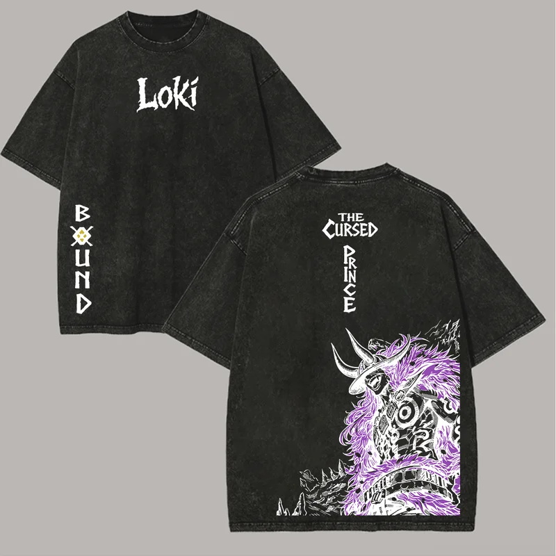 One Piece Loki Japanese Washed T-shirt