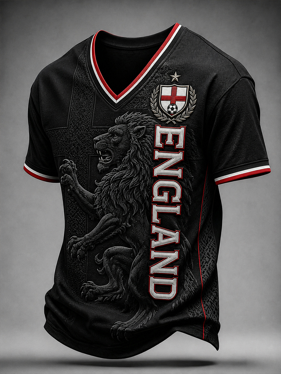 Men's Portugal Football Fan Art Print T-Shirt