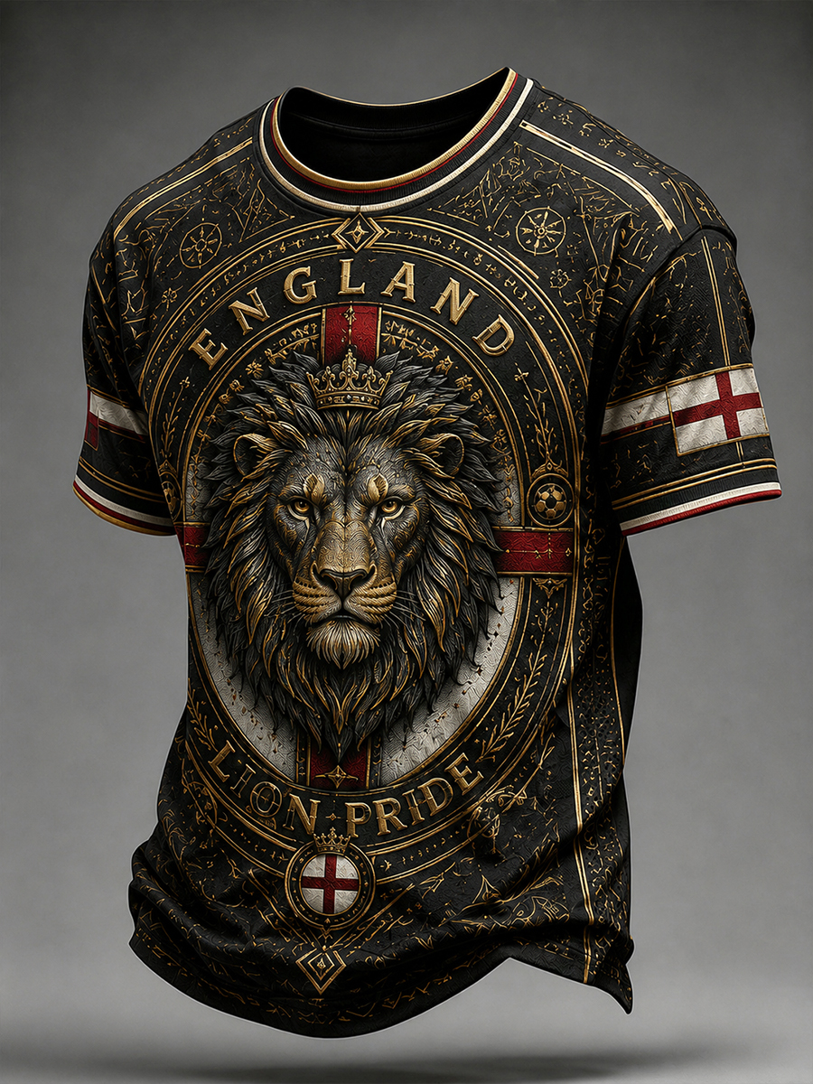 Men's Portugal Football Fan Art Print T-Shirt