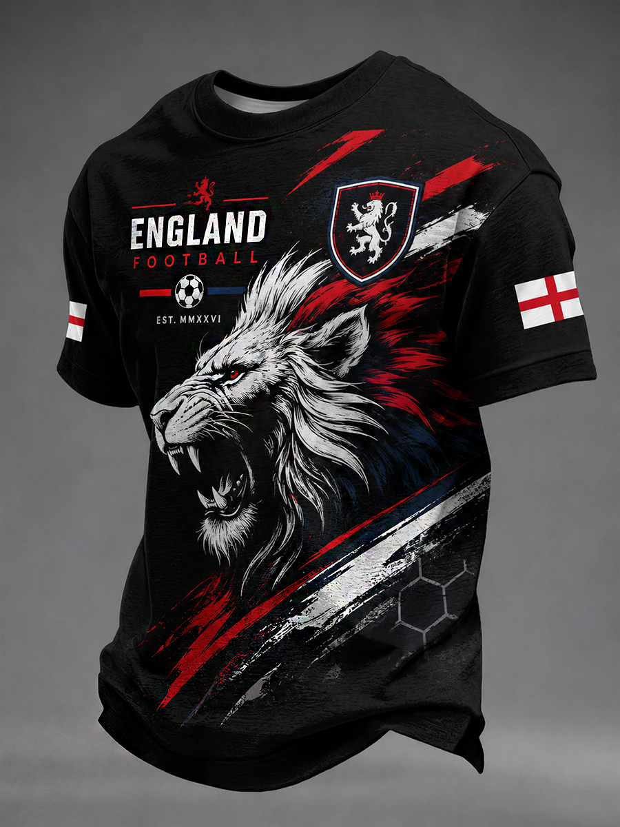 Men's Portugal Football Fan Art Print T-Shirt