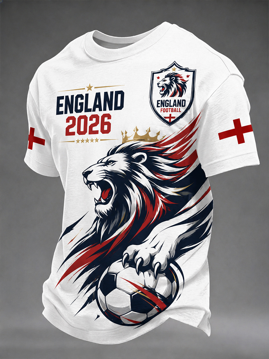 Men's Portugal Football Fan Art Print T-Shirt