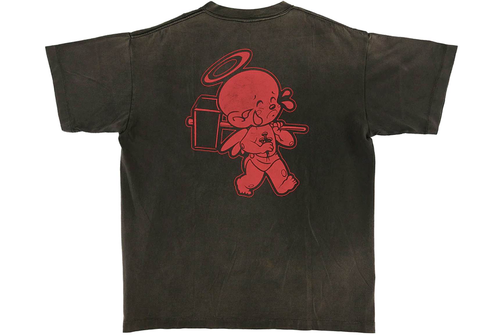 Denim Tears Classic 100%Cotton Tee T-Shirt Unisex Fit Washed