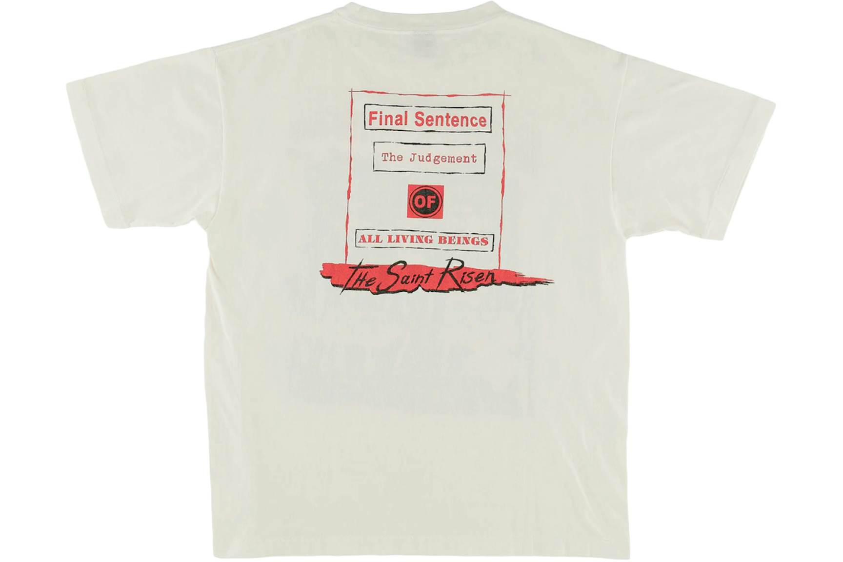 Denim Tears Classic 100%Cotton Tee T-Shirt Unisex Fit Washed