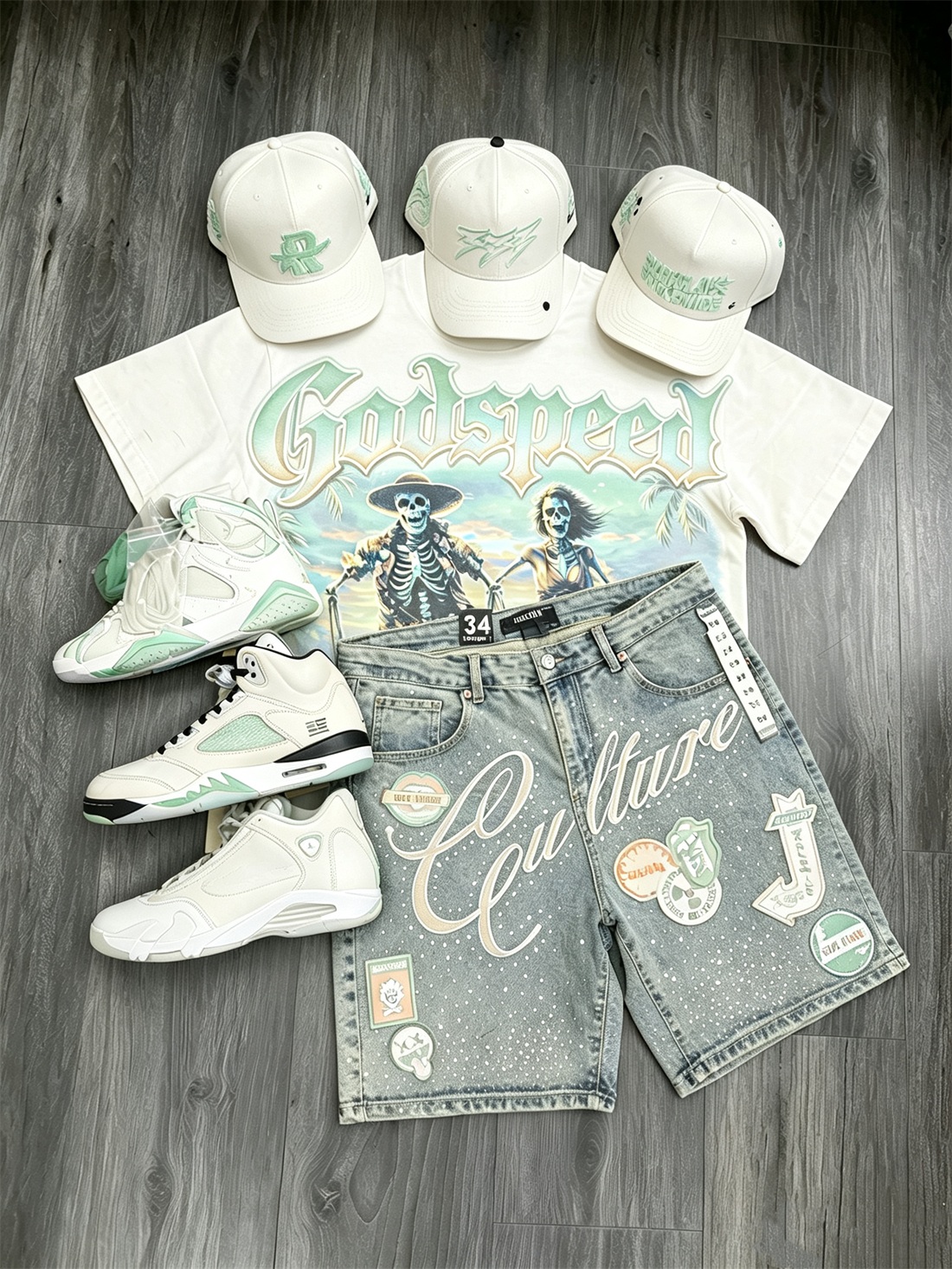 GodSpeed T-Shirt & Shorts Two-Piece Sets